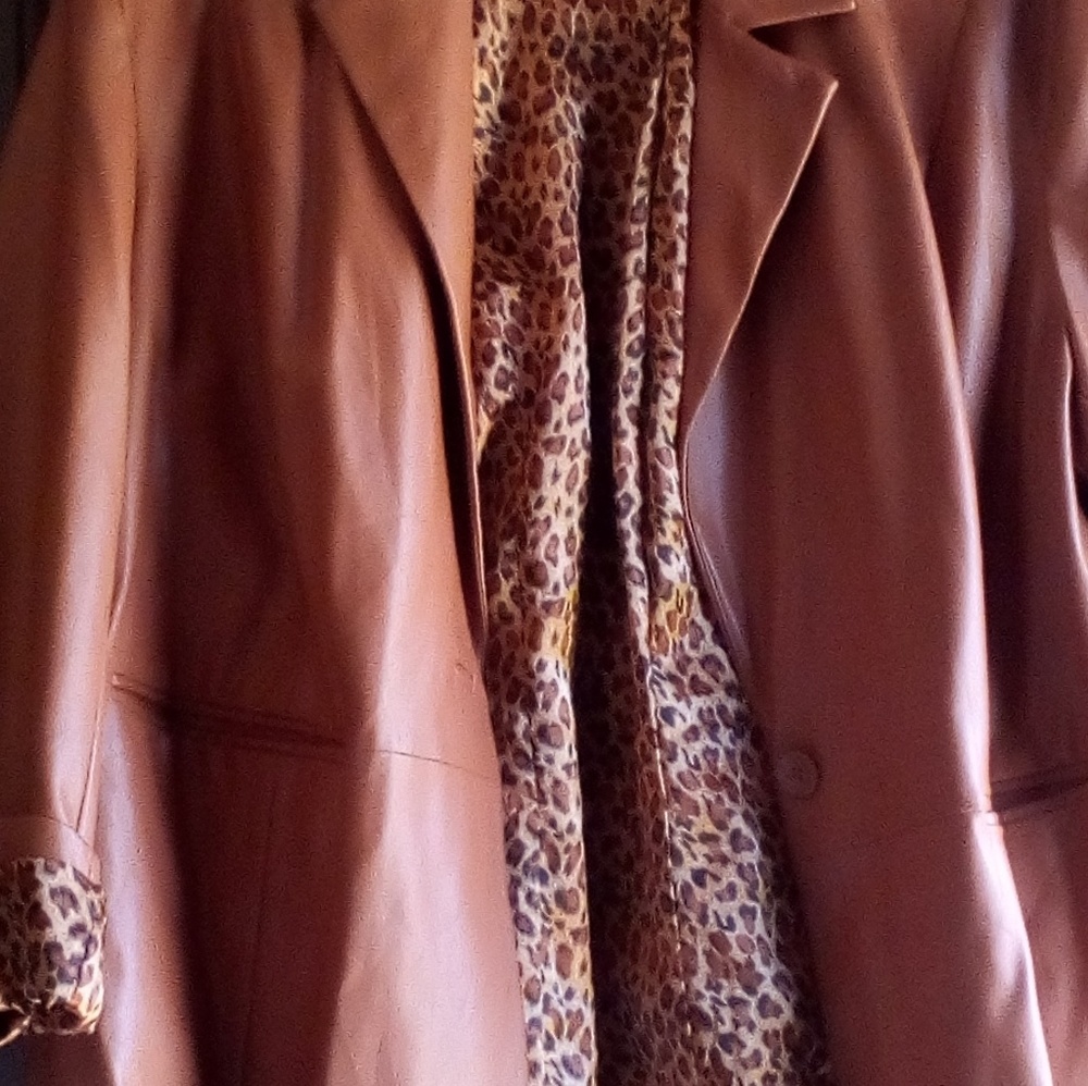Women's Susan graver style faux leather jacket 3x